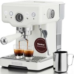 Neretva 15 Bar Espresso Machine with Milk Frother Steam Wand